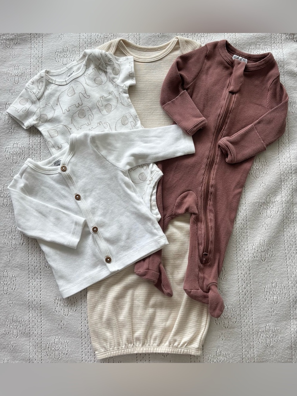 Baby Bundle 0–3M | Mebie Baby + Cozy Neutral Set